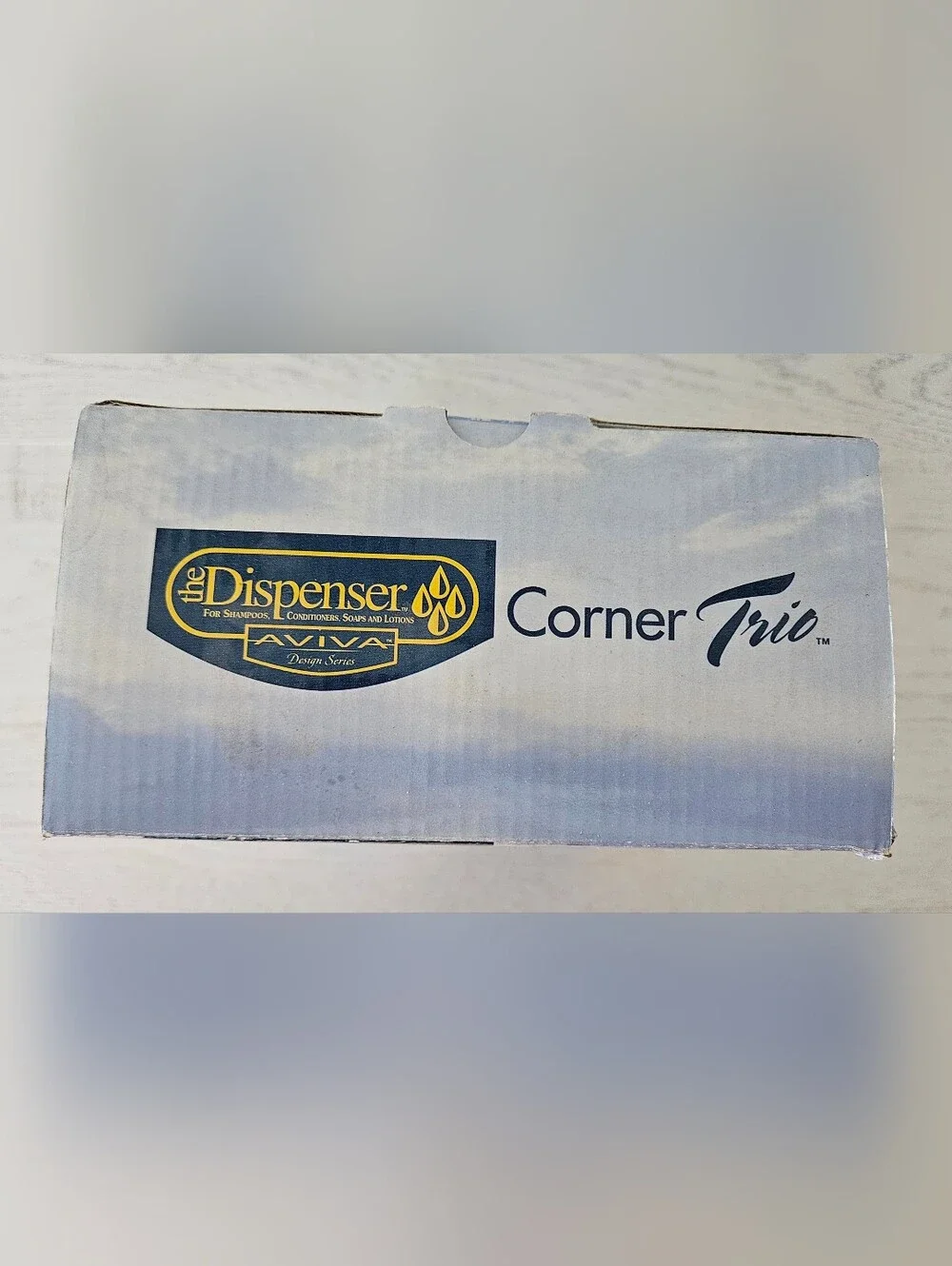 The Dispenser Shower Corner  Trio Body Wash Shampoo Conditioner Lotion NIB